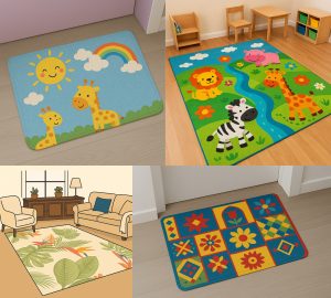 کاربردهای مرکب سابلیمیشن داینس: چاپی خیره کننده! چاپ مستقیم روی فرش